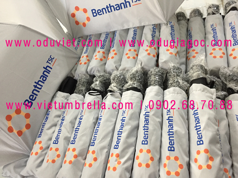 xưởng sản xuất ô dù cầm tay in logo quảng cáo